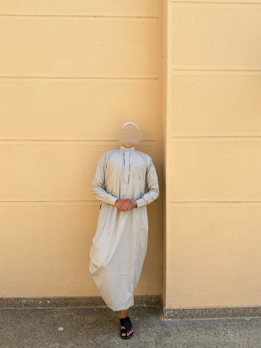 Qamis Ta-if Crème Chiné