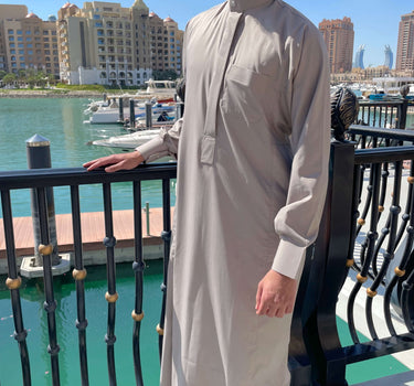 Qamis Ta-if Greige