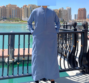 Qamis Ta-if Blue